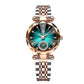Luxus Uhren für Damen Edelstahl Wasserdicht Quarz Weiblich Armbanduhr Mädchen Geschenk+Box