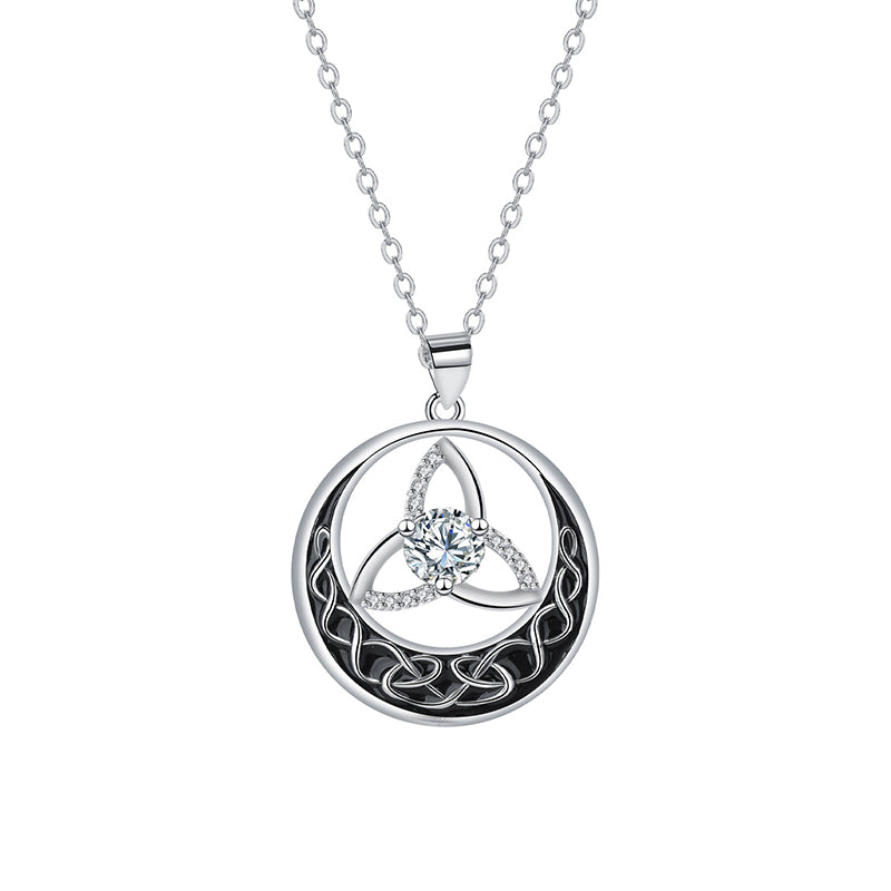 💎 JETZT 50 % RABATT! 🌸 Vintage-Halskette mit keltischem Knoten für Damen