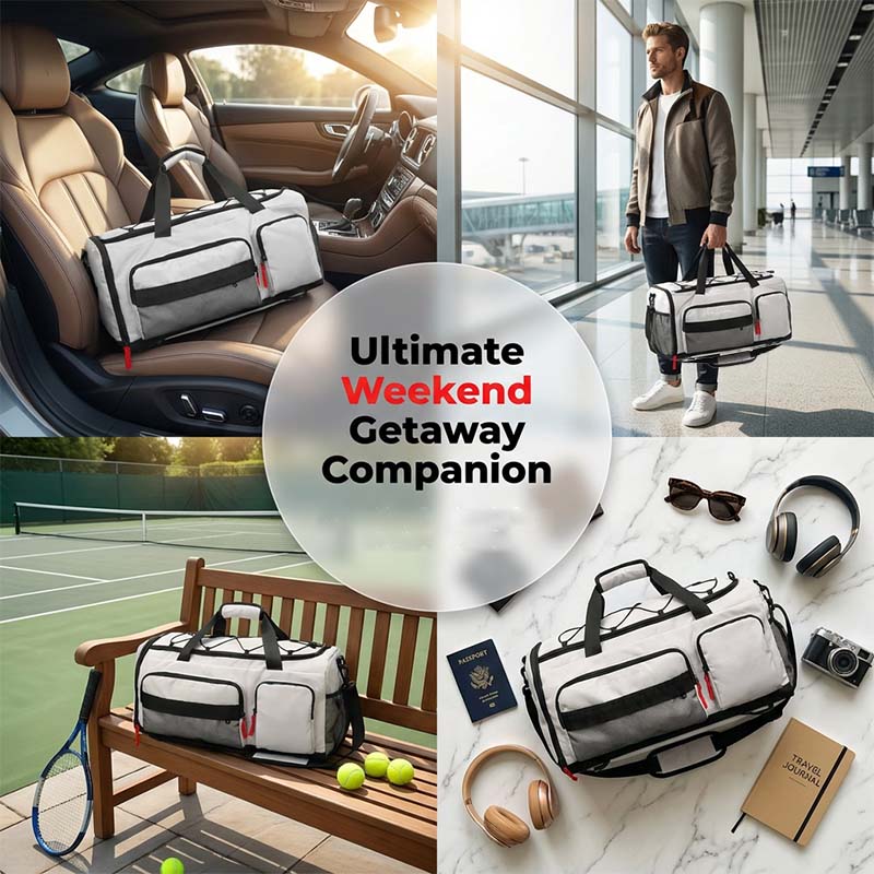 🎒 JETZT 50% RABATT! 🧵 Leichte & Geräumige Fitnesstasche – Spritzwassergeschützte & Multifach-Sporttasche ✨