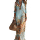 ✨ Exklusiv – 48 % RABATT! 👗 Elegantes Boho-Kleid mit Knopfleiste – Retro-Muster, fließende Silhouette & perfekt für Feste, Urlaub & Alltag 🌿