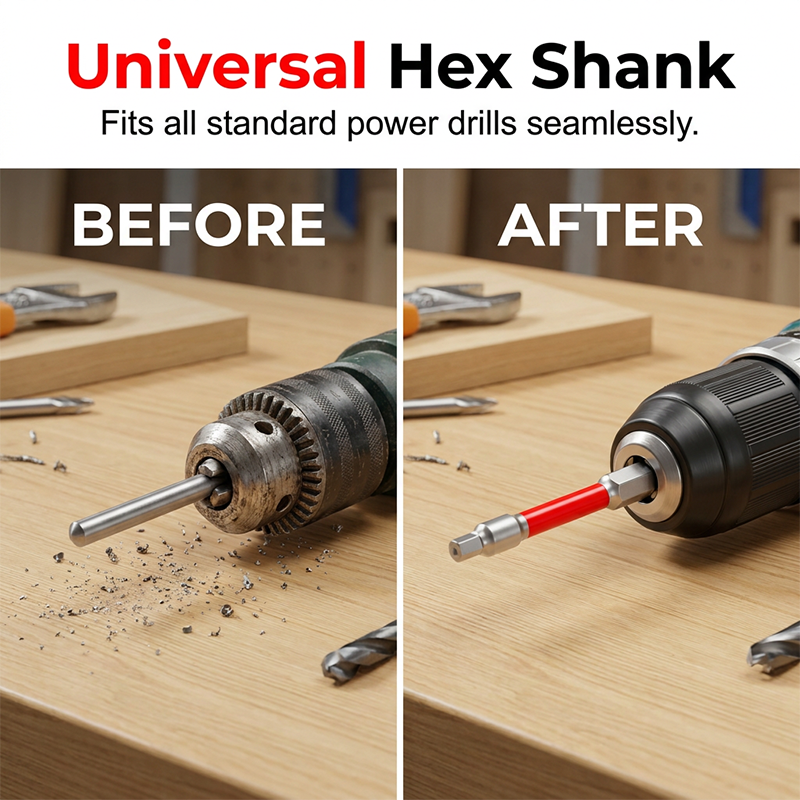 🔧 Universal 1/4" Schaft Pagoda Innensechskant-Bits – Wolfram-Stahl, magnetisch & stufenlos