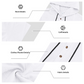 Herren 2-teiliges Leinen-Set Kapuzen-Henley-Hemd & Hose
