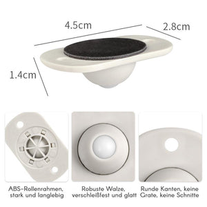 ✨50% Rabatt ✨Selbstklebendes starkes Rollenrad Universelle Rolle