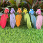 🐦12 Stück Künstliche Federvögel mit Clips🌈