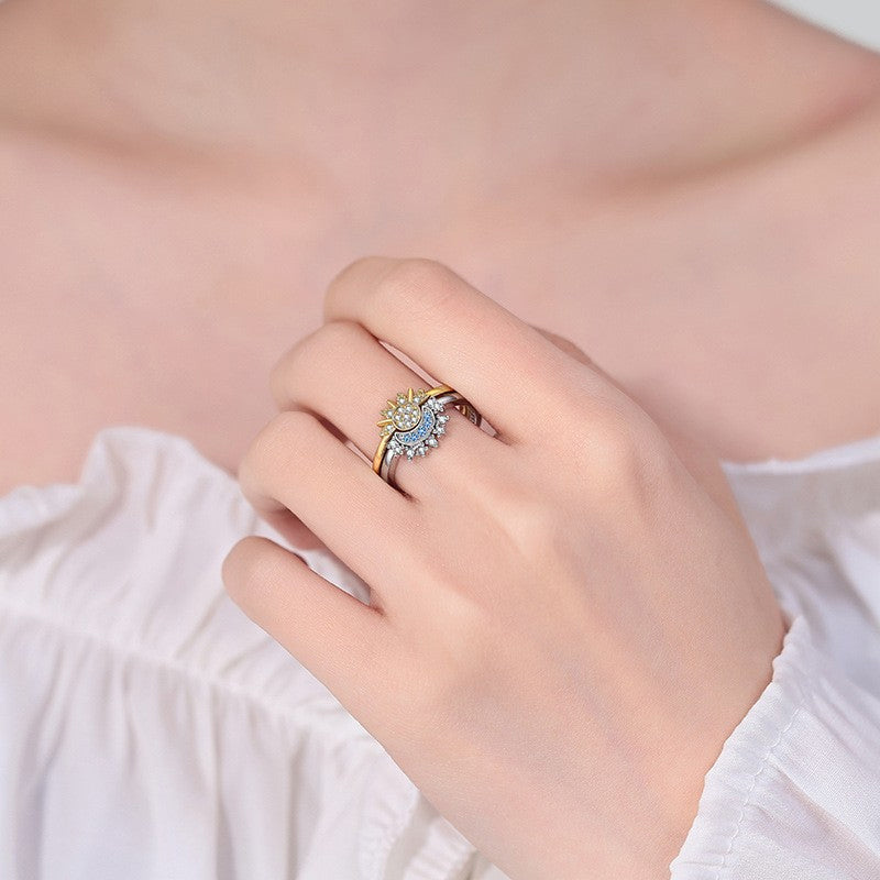 💍 50% RABATT! 🌙 Himmlisches Paar-Ring-Set – Verstellbare Ringe mit Gravur-Option – Perfekt als Liebesbeweis oder Freundschaftsring – elegantes Design für zwei ❤️✨