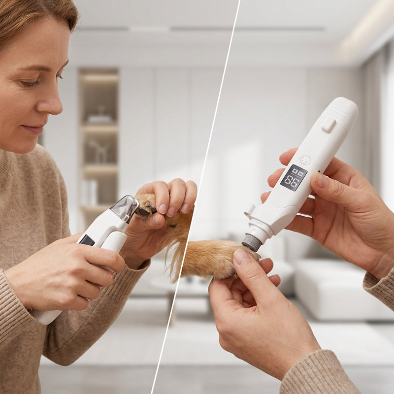🐾✂️ 50% RABATT! 2-in-1 LED-Krallenschneider & Krallenschleifer für Haustiere – Beleuchteter Schnitt, sicher & präzise – Perfekt für Hunde & Katzen 🐶🐱