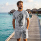 👕🔥 50% RABATT! Herren Bedeutungsvolles Grafik-Outfit-Set – Ausdrucksstarkes Design, bequem & perfekt für Freizeit & Streetwear ✨