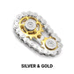 ⚙️ Edelstahl-Zahnrad-Ketten-Fidget-Spinner