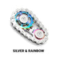⚙️ Edelstahl-Zahnrad-Ketten-Fidget-Spinner