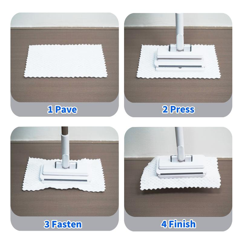 ⏳Begrenzte Zeit 50% Rabatt💥Freihand-Flachmopp mit universeller Tuchklemme