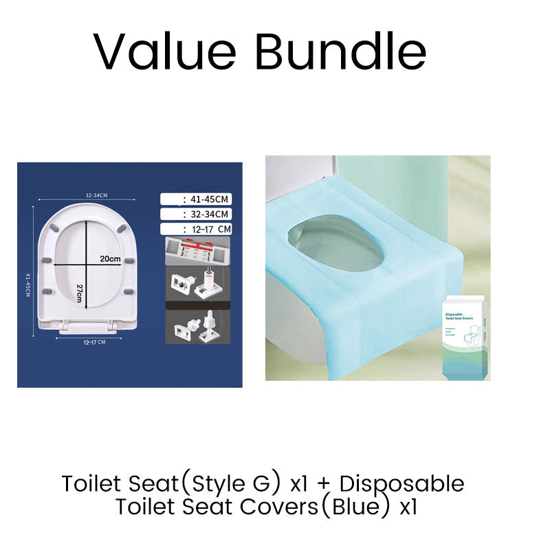 🚽✨ 50% RABATT! Robuster WC-Sitz mit Soft-Close-Funktion – Stoßfest, kratzresistent & leise schließend – Perfekt für Bad & Gäste-WC 🛁