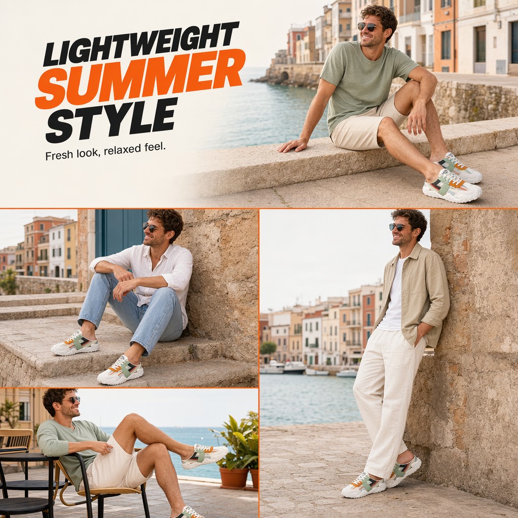 👞 50% RABATT! 🦶 Herren Atmungsaktive Slip-On Pantoletten – Leicht, bequem & vielseitig – Ideal für Alltag, Büro & Freizeit ☀️