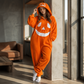 🎉 NUR FÜR KURZE ZEIT 50% RABATT! 🎃 Unisex Halloween Kürbis-Kapuzen-Overall – Festlicher Einteiler mit eingebautem Kürbisgesicht 🎭