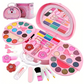🏆ZEITLICH BEGRENZT 50% RABATT💄Kinder Abwaschbares Make-up Spielzeug-Set mit Tragbarer Rosa Handtasche