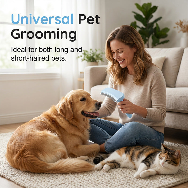 🐕🐱 50% RABATT! Enthaarungsbürste mit Ein-Klick-Mechanismus – sanft zur Haut, effektiv gegen Unterfell – perfekt für Hunde & Katzen. 💪✨