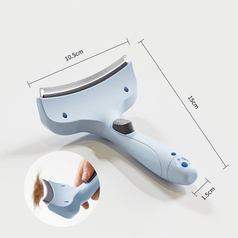 🐕🐱 50% RABATT! Enthaarungsbürste mit Ein-Klick-Mechanismus – sanft zur Haut, effektiv gegen Unterfell – perfekt für Hunde & Katzen. 💪✨