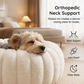 🐱50% RABATT💤 Ultraweicher runder Beruhigungskorb für Katzen und Hunde – Erhöhter Rand, gemütliches Nest für erholsame Nickerchen 🐶☁️