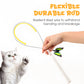 ✨🎁 50% RABATT! 🐱 Interaktives Katzenspielzeug mit Saugnapf und Angelrute, fördert Bewegung, leicht zu befestigen, unterhält Ihre Katze stundenlang🦋🐾