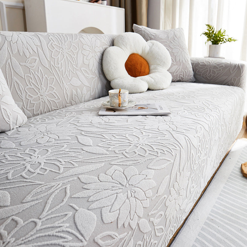 🛋️ 50% RABATT! 🌸 Rutschfester 3D-Kamelien-Jacquard-Sofabezug – Dekorative Eleganz, rutschfest & pflegeleicht – Perfekt für stilvollen Möbelschutz im Alltag ✨