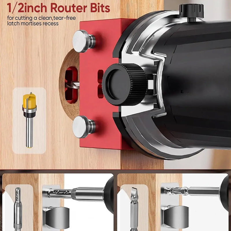 ⏳Begrenzte Zeit 50% Rabatt💥Türschloss-Einbausatz für Holztafeln / Holztüren