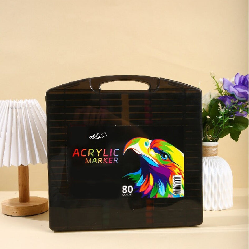 🎨50 % RABATT⏰ Doppelspitze Schnelltrocknende Acrylfarb‑Marker, deckende auf Holz, Stoff & Leinwand – ideal für Kunst, Basteln & DIY