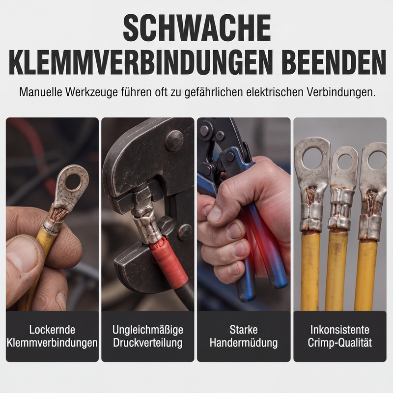 Tragbares manuelles hydraulisches Crimpwerkzeug