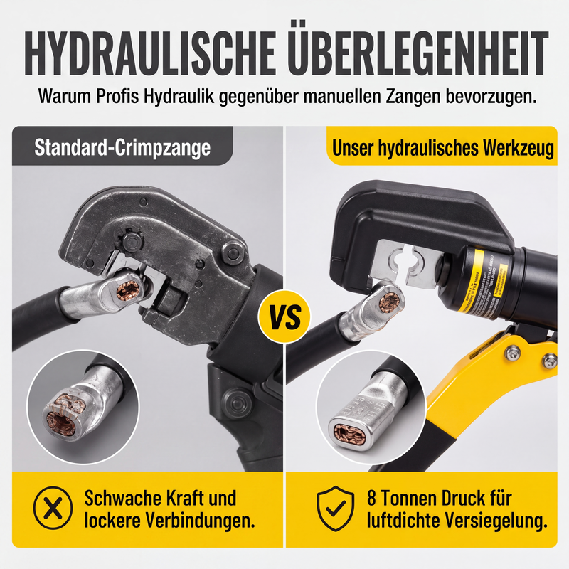 Tragbares manuelles hydraulisches Crimpwerkzeug