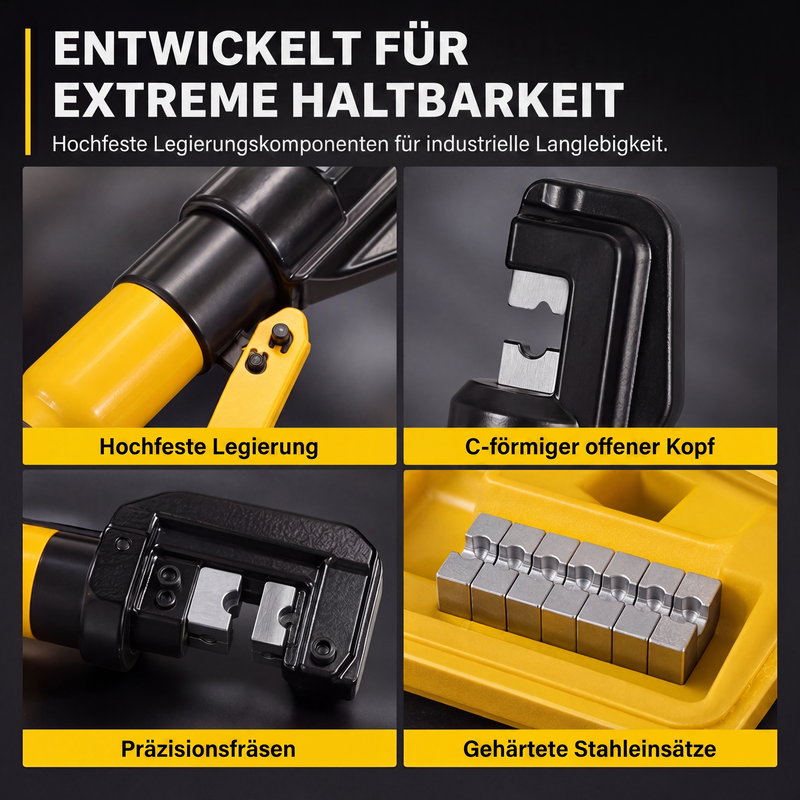 Tragbares manuelles hydraulisches Crimpwerkzeug