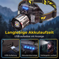 🔦 JETZT 50% RABATT! ✨ Wiederaufladbare 5-Farben-LED-Stirnlampe – Bewegungssensor & Angel-/UV-Modi 💡