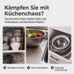🥗 3-teiliges klappbares Sieb-Set mit Abtropfboden 💧