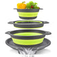 🥗 3-teiliges klappbares Sieb-Set mit Abtropfboden 💧