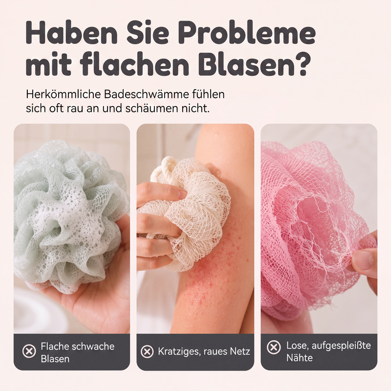 🐢 Niedlicher Cartoon-Tier-Badeschwamm für Kinder mit Aufhängekordel 🌈