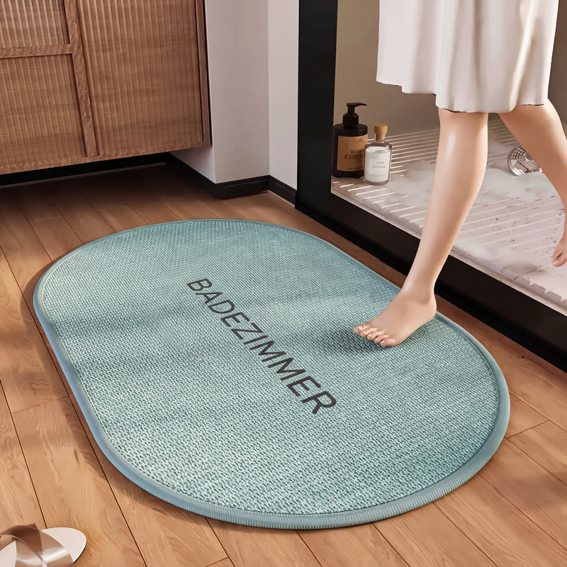 💧 Geflochtener saugfähiger und rutschfester Teppich 🦶