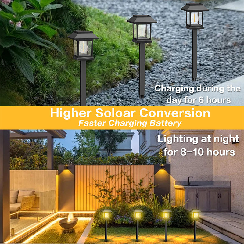 💡 Wasserdichte Solare Wegeleuchte für den Außenbereich – 2er-Set 🔋