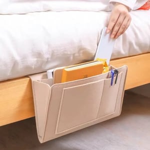 ⚡ Nur online gültige Rabatte 💰 Werkzeugfreier Bettseitiger Organizer – Einschubtasche für das Bett zur einfachen Aufbewahrung
