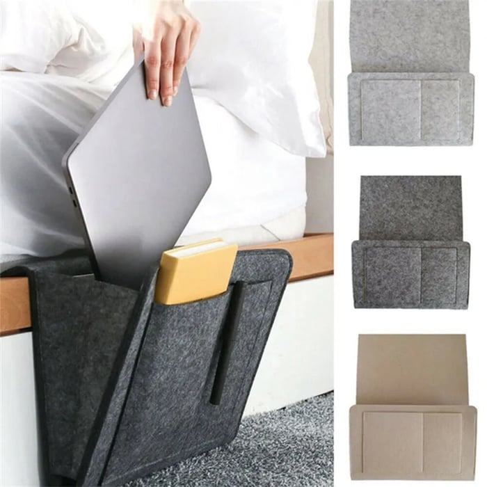 ⚡ Nur online gültige Rabatte 💰 Werkzeugfreier Bettseitiger Organizer – Einschubtasche für das Bett zur einfachen Aufbewahrung