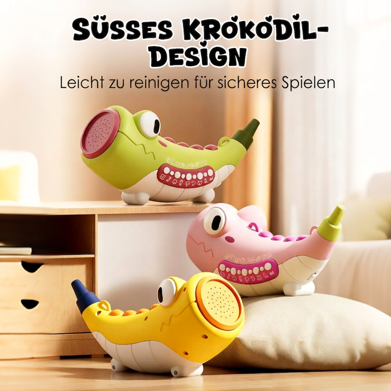 🎵 Niedliches Tierhorn-Spielzeug für Kinder 🐊