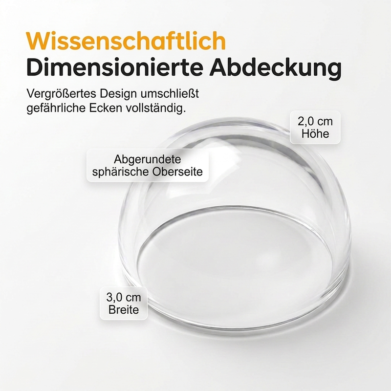Transparente Eckenschützer für Tische, Kindersicherheits-Kantenschutz