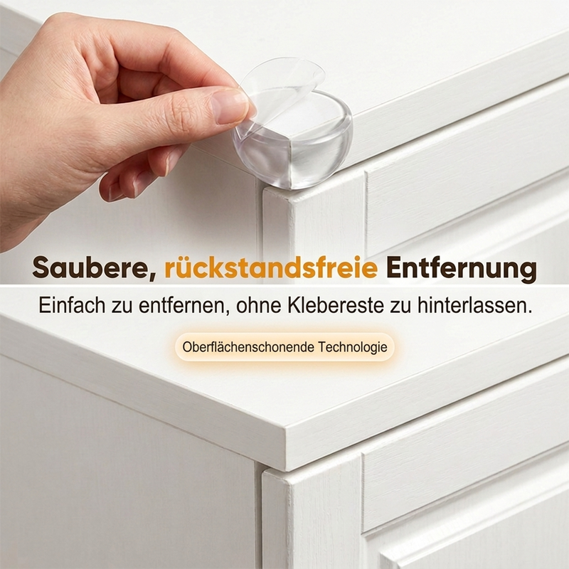 Transparente Eckenschützer für Tische, Kindersicherheits-Kantenschutz