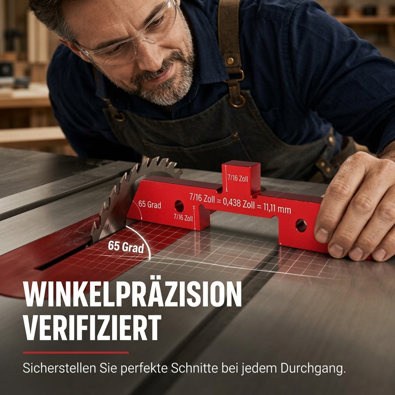 🔧 50 % RABATT📏Einstellblöcke aus Aluminiumlegierung für die Holzbearbeitung