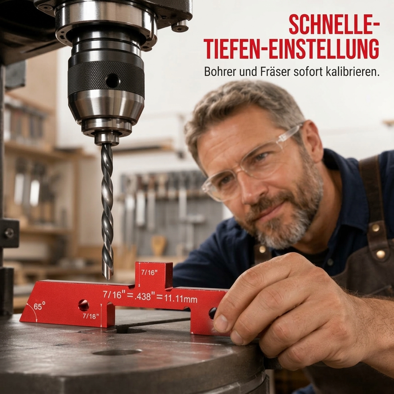 🔧 50 % RABATT📏Einstellblöcke aus Aluminiumlegierung für die Holzbearbeitung