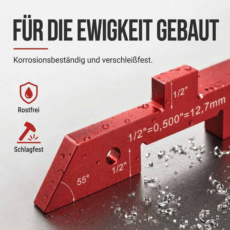 🔧 50 % RABATT📏Einstellblöcke aus Aluminiumlegierung für die Holzbearbeitung