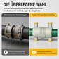 🔧 50 % RABATT💧 Elektroschweiß-Reparaturmuffe Rohrverbindungsteil, zuverlässiges Rohrverbindungsstück für Wasser- und Gasleitungen