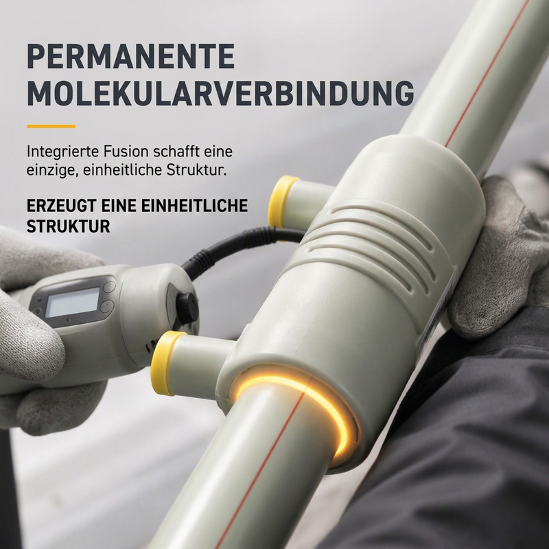🔧 50 % RABATT💧 Elektroschweiß-Reparaturmuffe Rohrverbindungsteil, zuverlässiges Rohrverbindungsstück für Wasser- und Gasleitungen