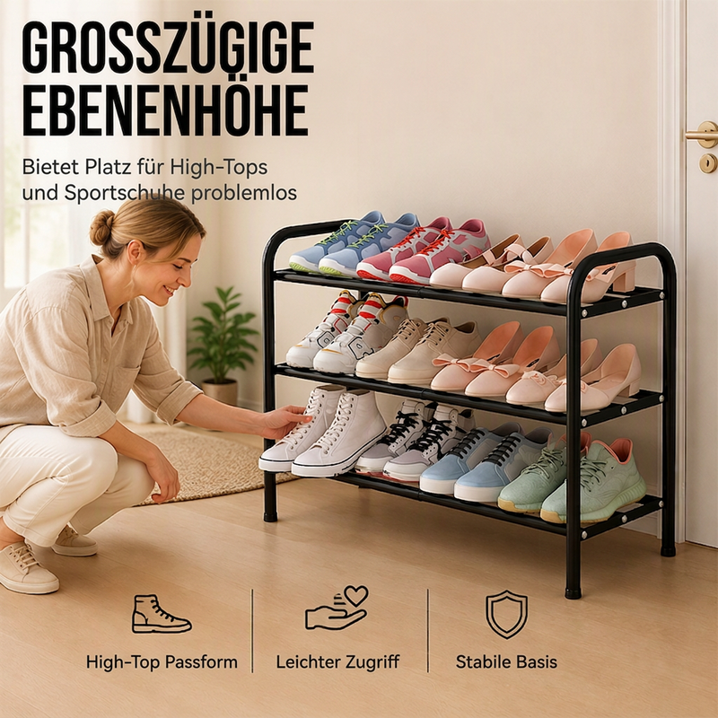 👟 50% RABATT! 🏠  Erweiterbares Schuhregal✨