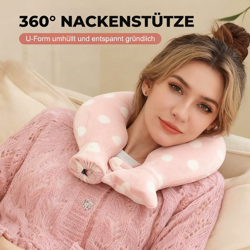 1400 ml U-förmige Wärmflasche für Nacken und Schultern
