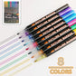 Doppellinien-Metallic-Konturmarker-Set Glitzer-Kunststifte