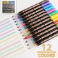 Doppellinien-Metallic-Konturmarker-Set Glitzer-Kunststifte