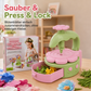 🌸 DIY-Blumenstrauß-Bastelset für Kinder mit Blumenpresse – Kunst- und Bastelspielzeug, Geschenk für Mädchen