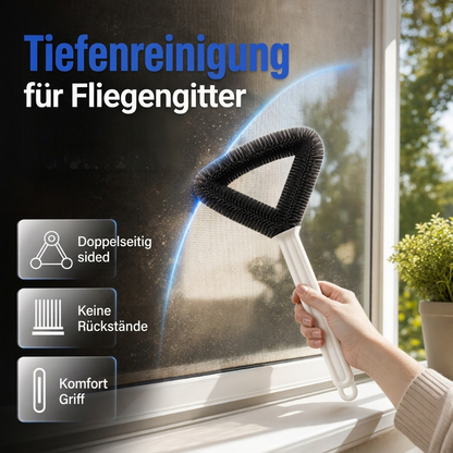 🧹 Reinigungsbürste für Fliegengitter ohne Demontage